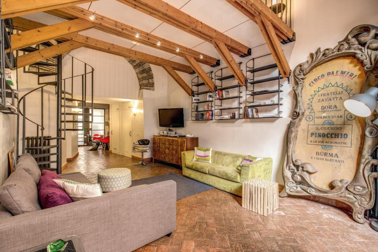 Trastevere Hyperloft & Garden Lägenhet Rom Exteriör bild