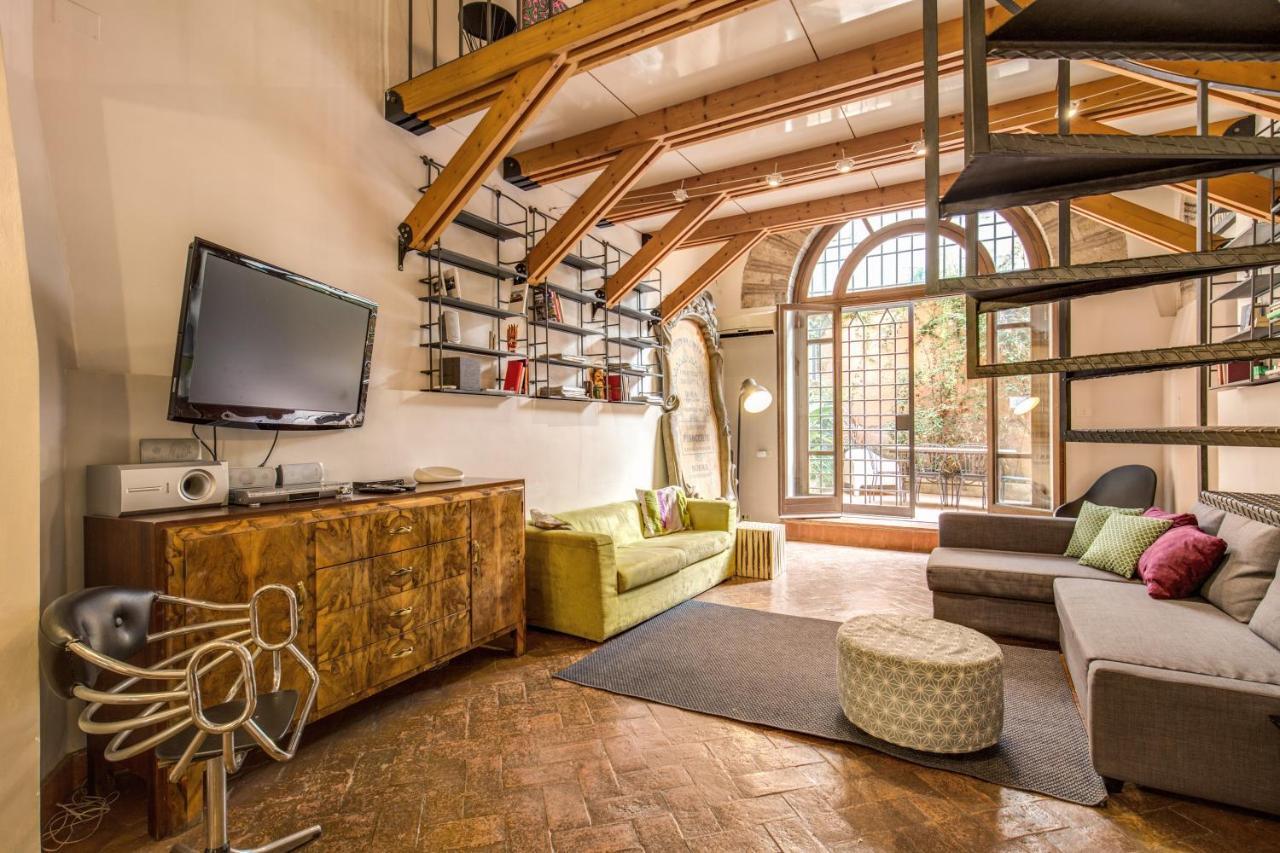 Trastevere Hyperloft & Garden Lägenhet Rom Exteriör bild