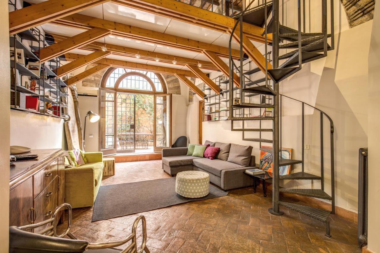 Trastevere Hyperloft & Garden Lägenhet Rom Exteriör bild